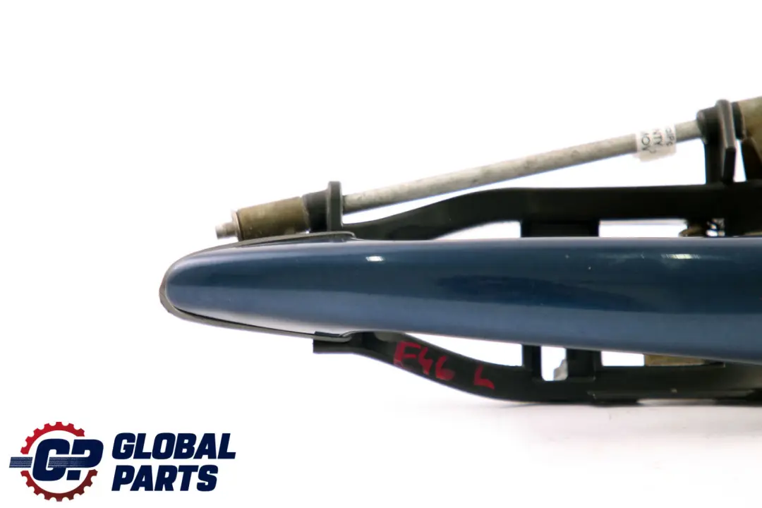 BMW 3 Series E46 Outside Door Handle Front Left N/S Mysticblau Mystic Blue A07