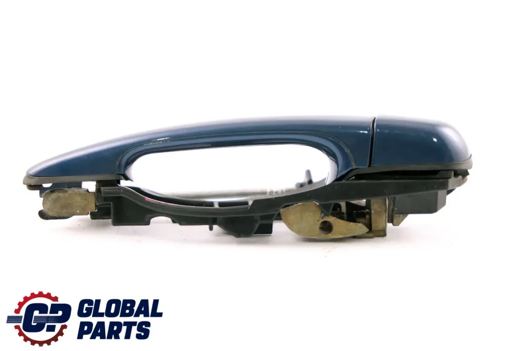 BMW 3 Series E46 Outside Door Handle Front Left N/S Mysticblau Mystic Blue A07