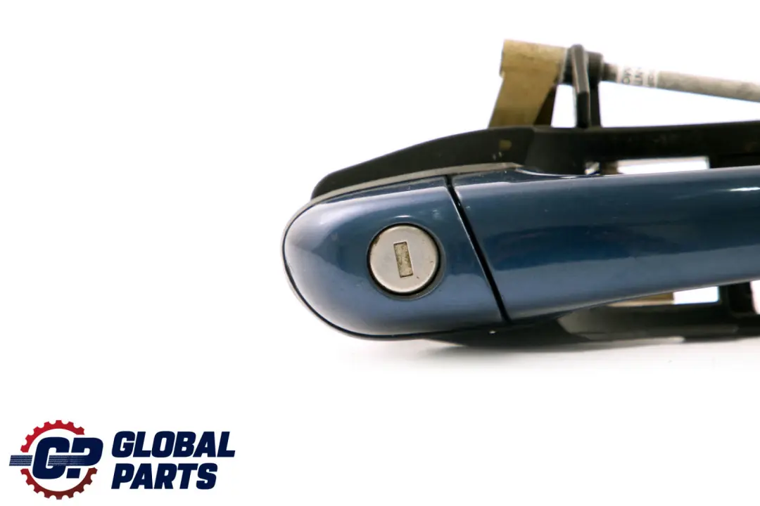 BMW 3 Series E46 Outside Door Handle Front Right O/S Mysticblau Mystic Blue A07