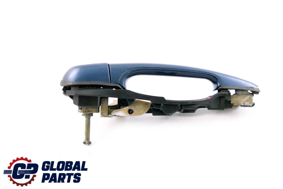 BMW 3 Series E46 Outside Door Handle Front Right O/S Mysticblau Mystic Blue A07