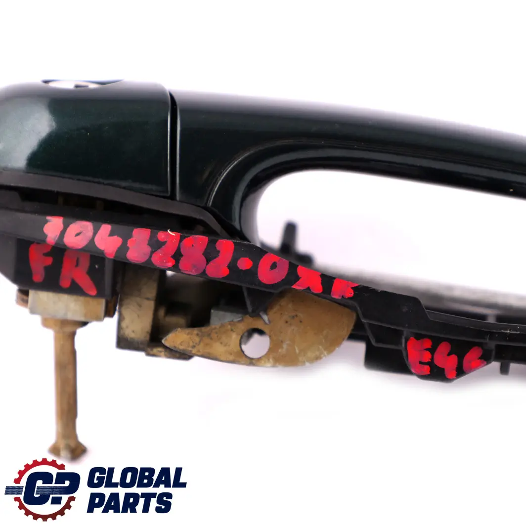 BMW 3 Series E46 Outside Door Handle Front Right O/S Oxfordgruen Oxford Green