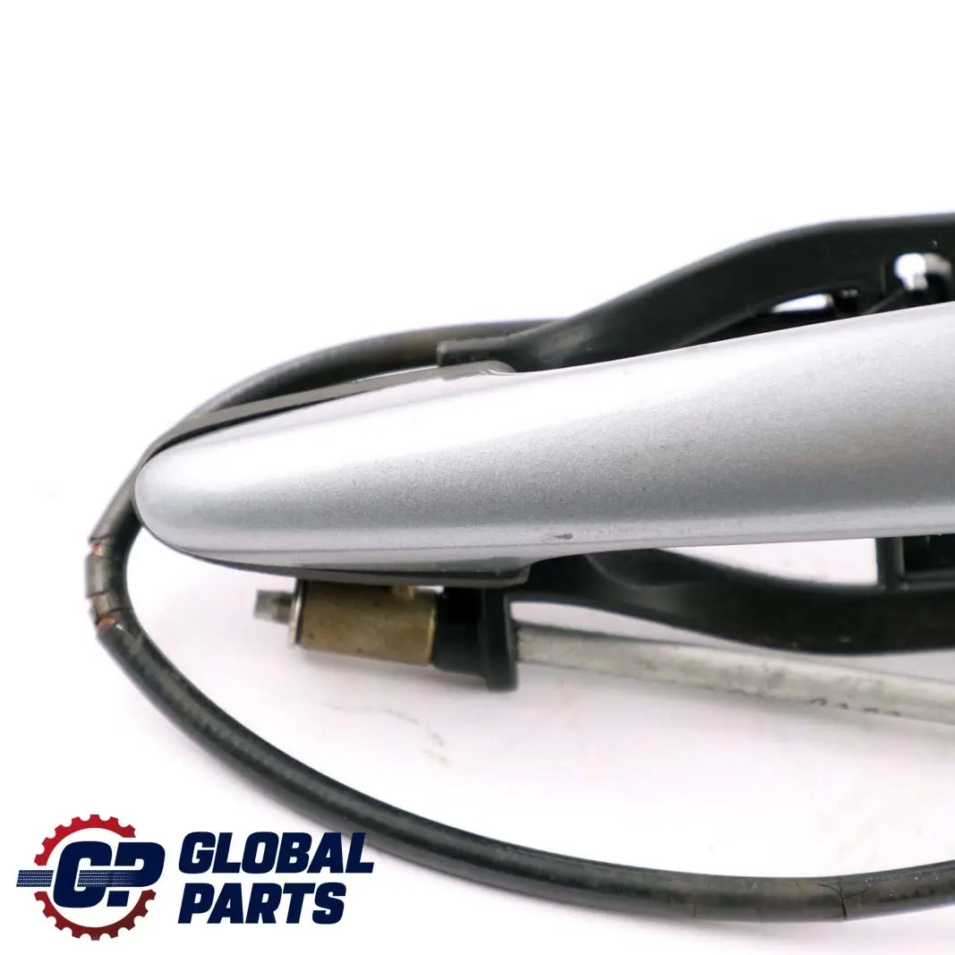 BMW 3 Series E46 1 Outside Door Handle Front Right O/S Silbergrau Silver Grey