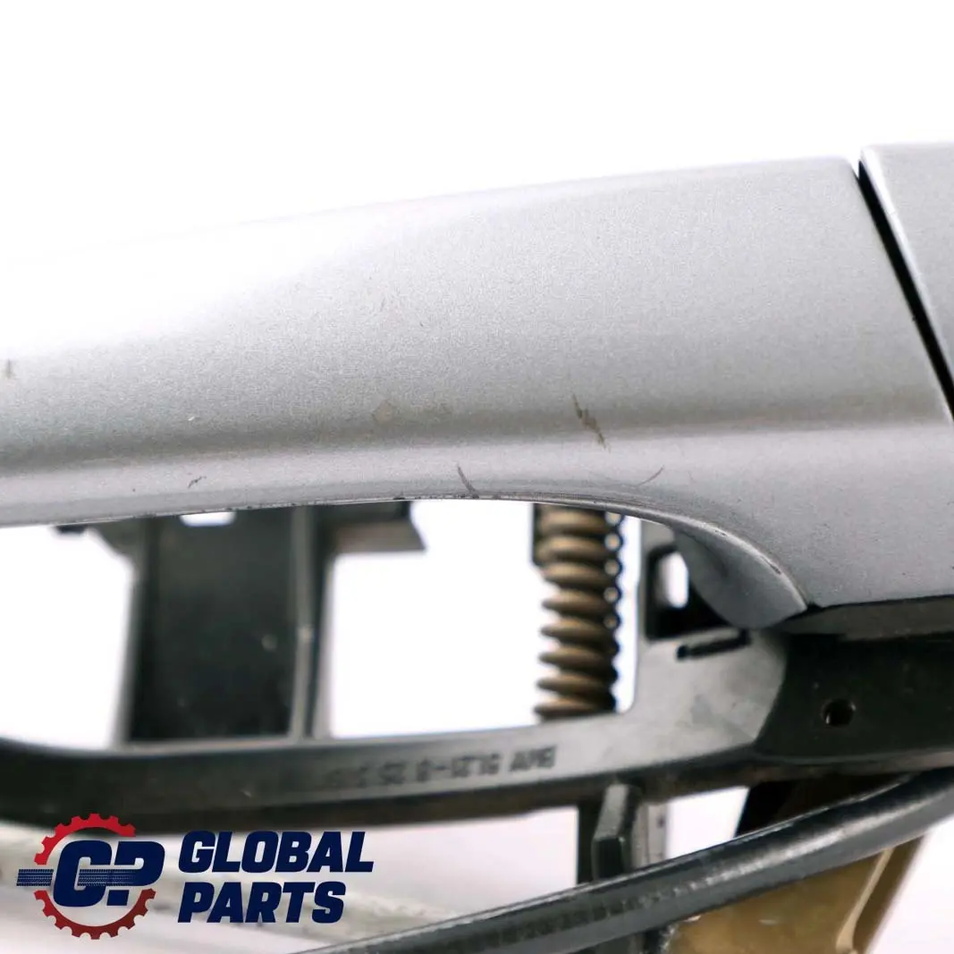 BMW 3 Series E46 1 Outside Door Handle Front Right O/S Silbergrau Silver Grey