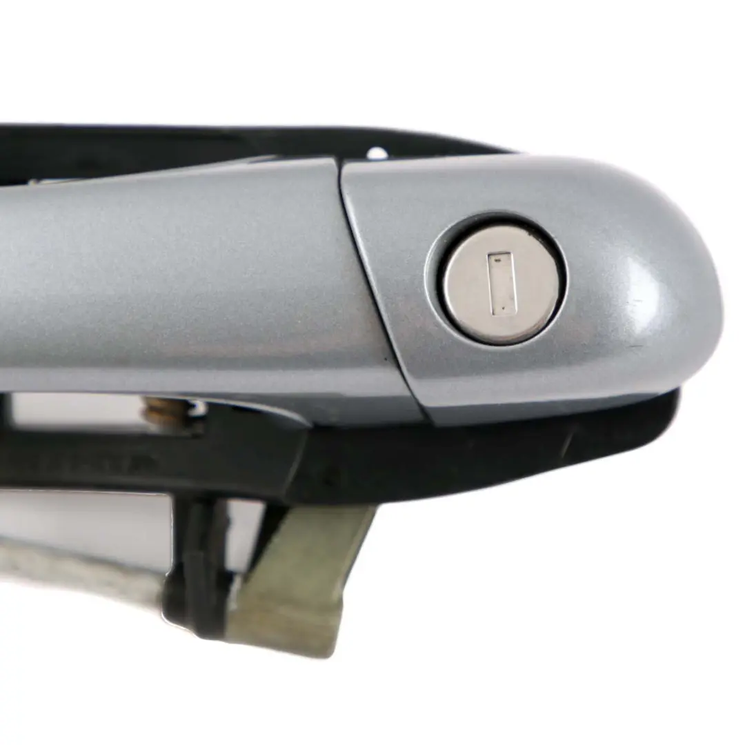 BMW 3 Series E46 Outside Door Handle Front Right O/S Silbergrau Silver Grey A08