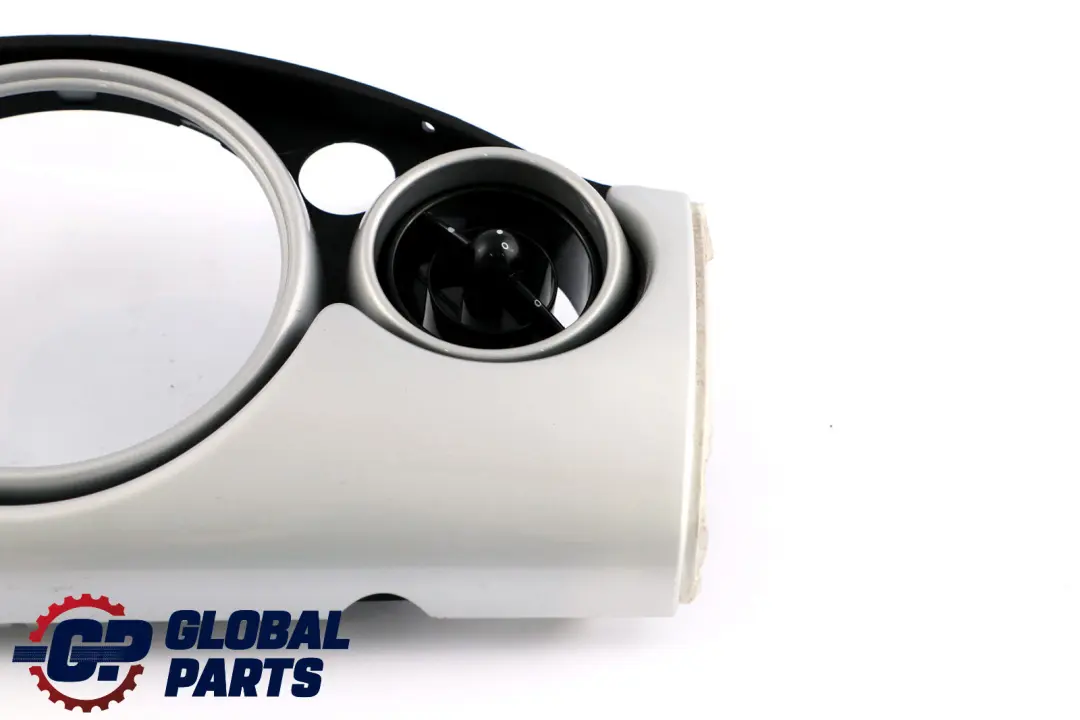 BMW Mini Cooper 1 R50 R53 Dashboard Panel Trim Strip Cover White Silver