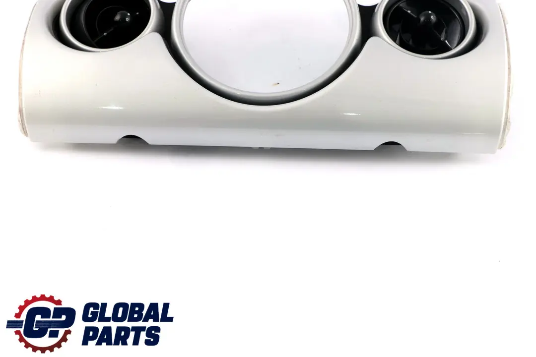 BMW Mini Cooper 1 R50 R53 Dashboard Panel Trim Strip Cover White Silver