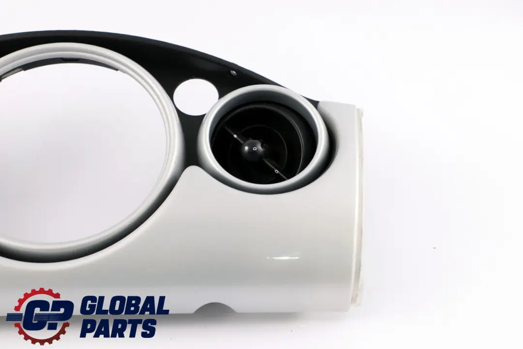 BMW Mini Cooper 2 R50 R53 Dashboard Panel Trim Strip Cover White Silver 0769337