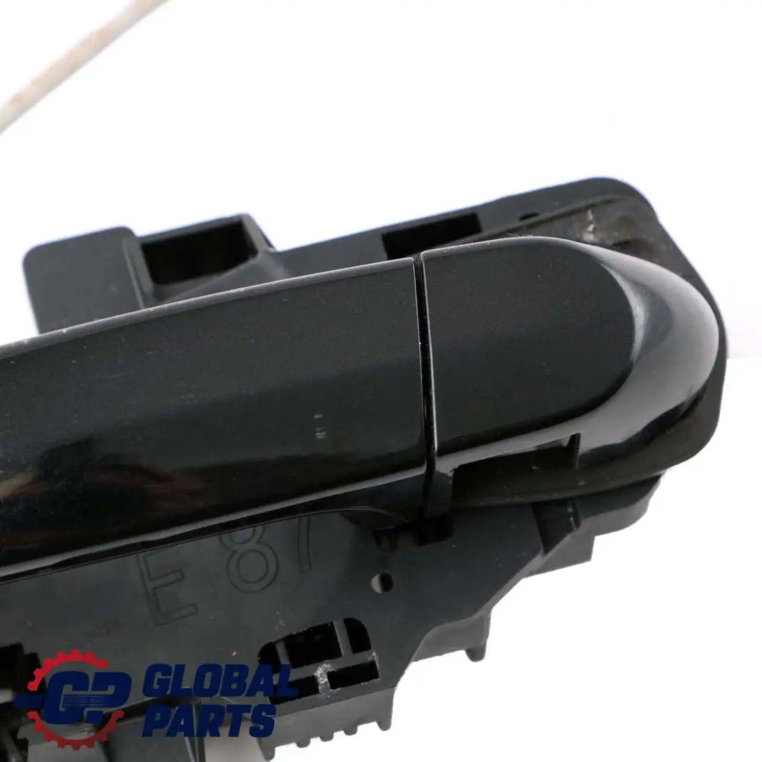 BMW 1 Series 2 E87 Complete Front Left Grab Handle N/S Black Sapphire