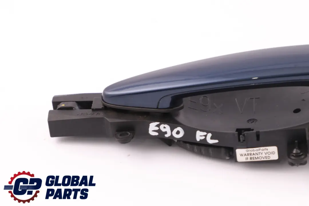 BMW 3 Series E90 E91 Complete Front Left Grab Handle N/S Tiefseeblau Blue A76