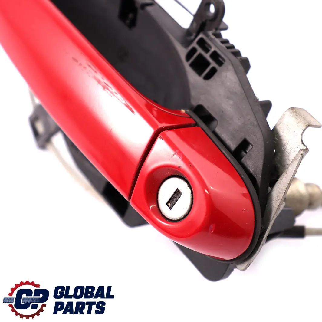 BMW 3 Series E90 E91 Front Right Grab Handle O/S Catch Karmesinrot Crimson Red