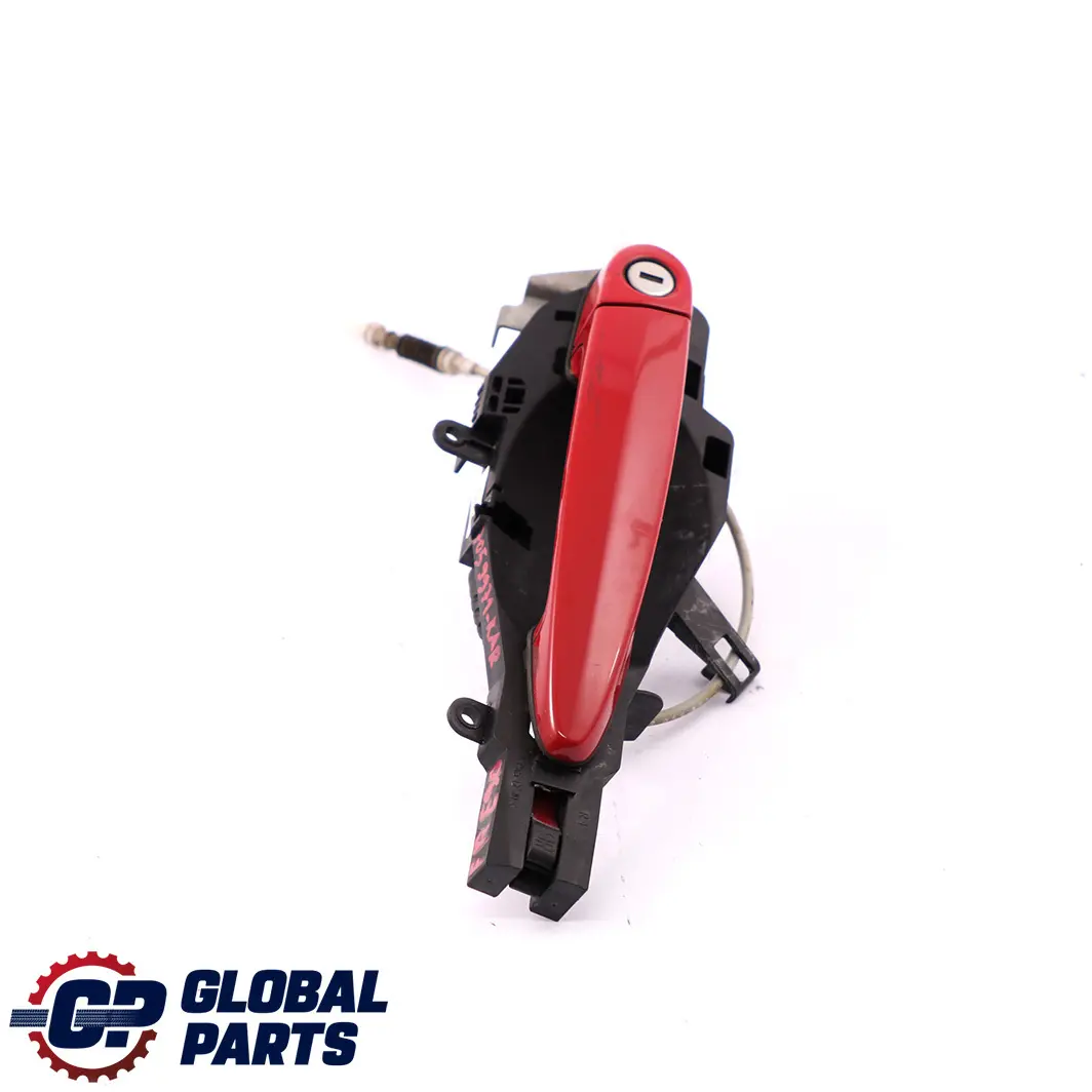 BMW 3 Series E90 E91 Front Right Grab Handle O/S Catch Karmesinrot Crimson Red