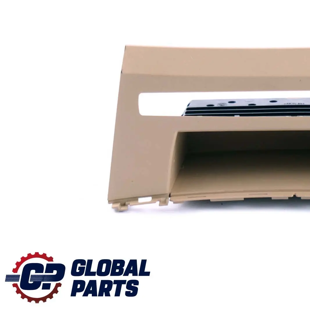 BMW 5 Series 4 E60 E61 Centre Cover Dashboard Dash Storage Frame Trim Beige