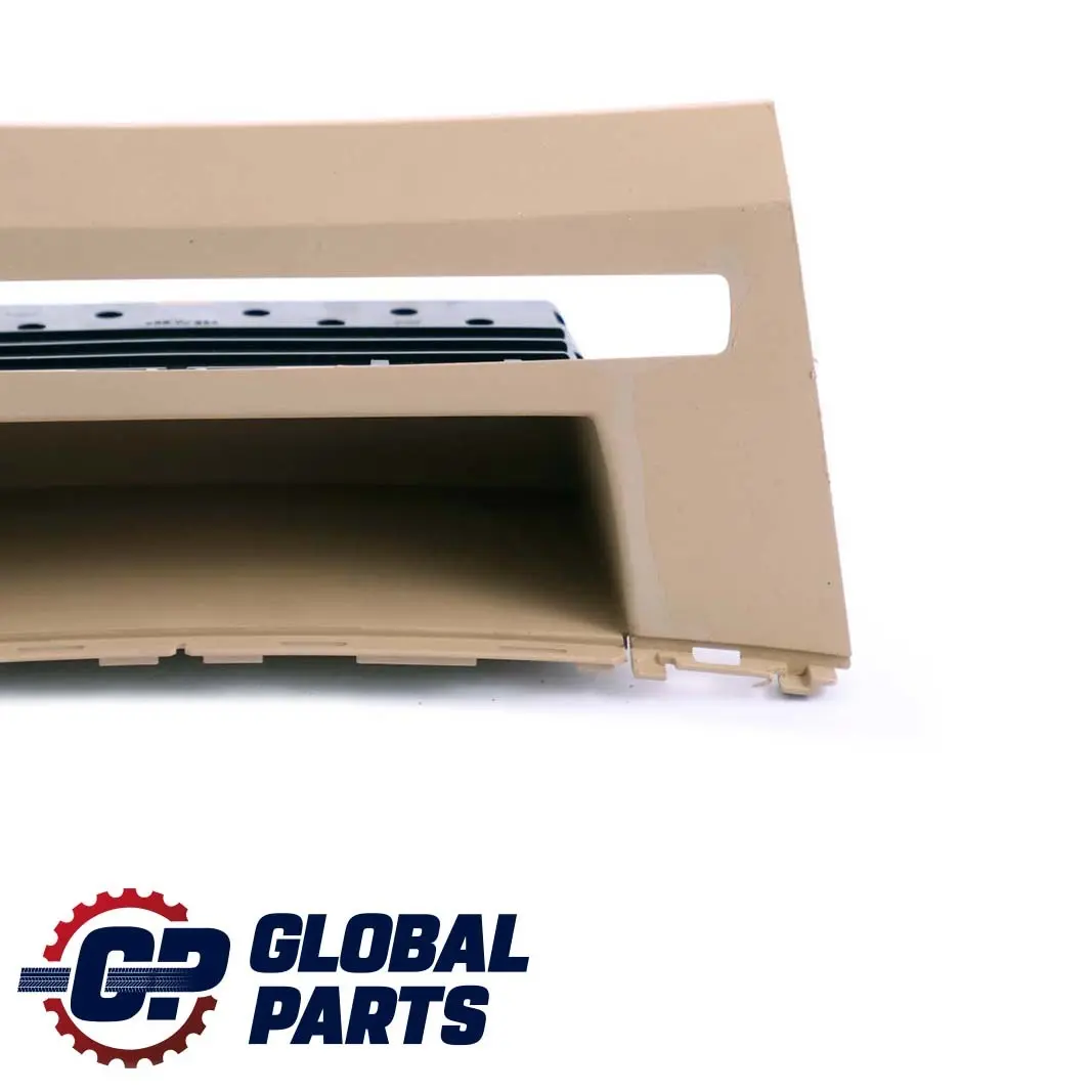 BMW 5 Series 4 E60 E61 Centre Cover Dashboard Dash Storage Frame Trim Beige