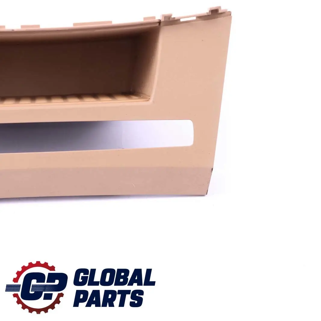 BMW 5 Series 4 E60 E61 Centre Cover Dashboard Dash Storage Frame Trim Beige