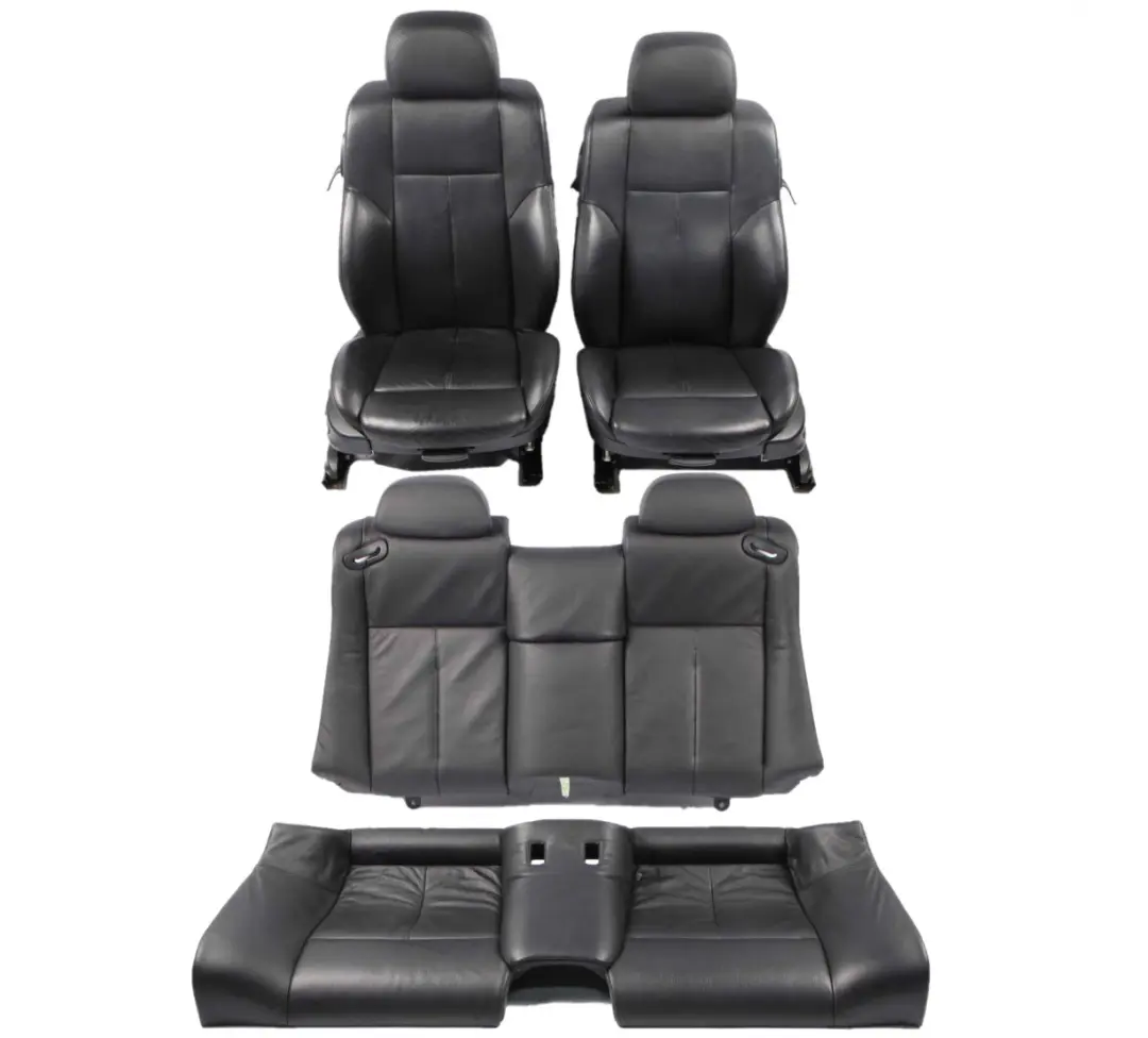 BMW E63 Seats Black Leather Dakota Interior Front Rear Seat Electric Memory