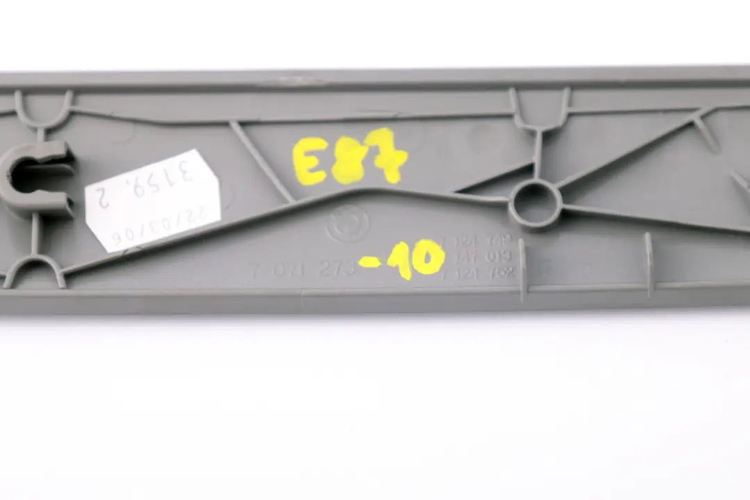 BMW 1 Series 10 E87 Cover Trim Strip Inside Panel Centre Dashboard Titan Matt