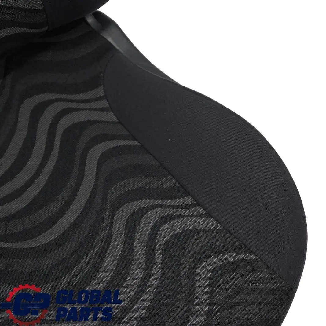 Mini Cooper One R50 Front Left N/S Seat Cloth Aqua Panther Black Passenger