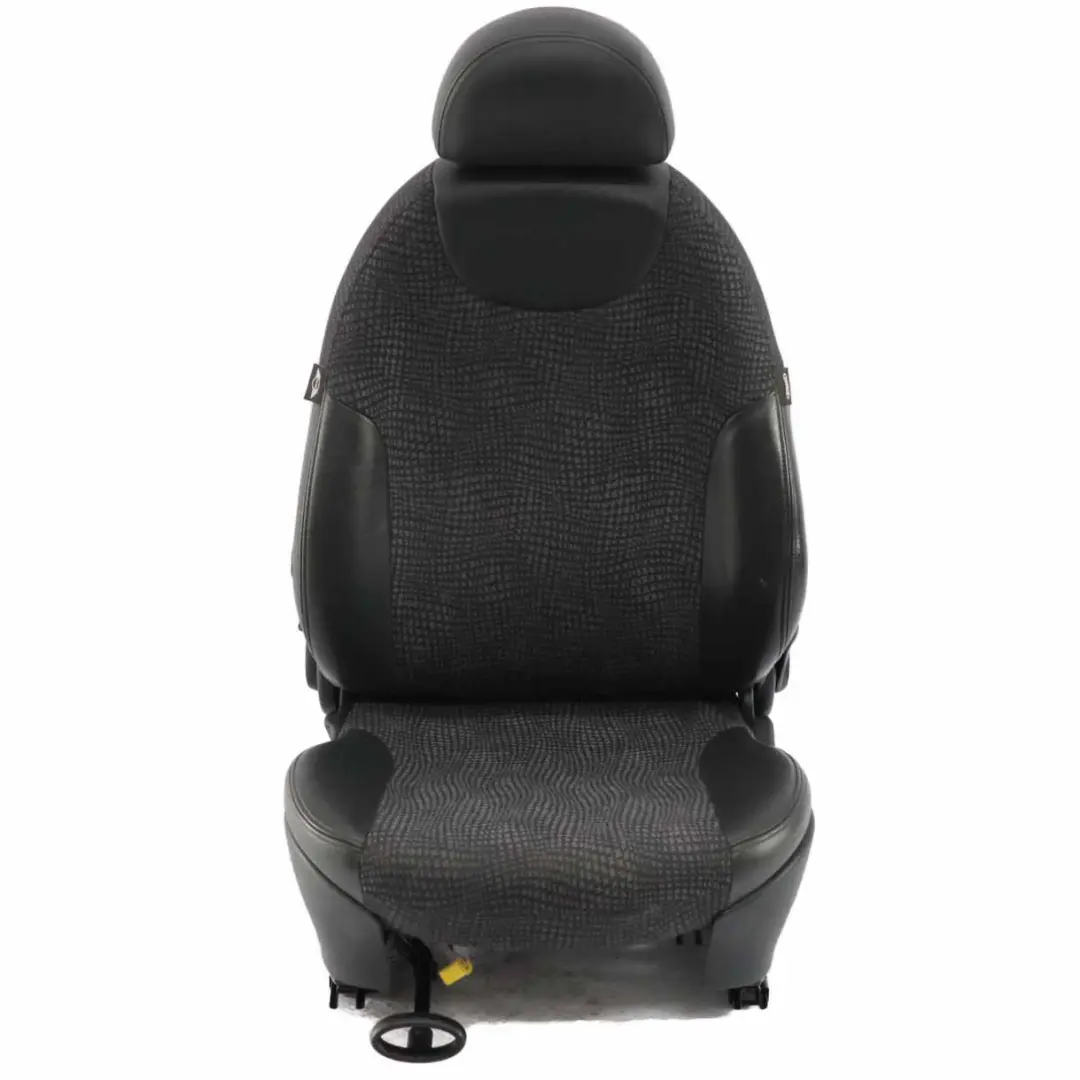 Mini R50 Asiento Delantero Izquierdo Medio Cuero Kaleido Negro