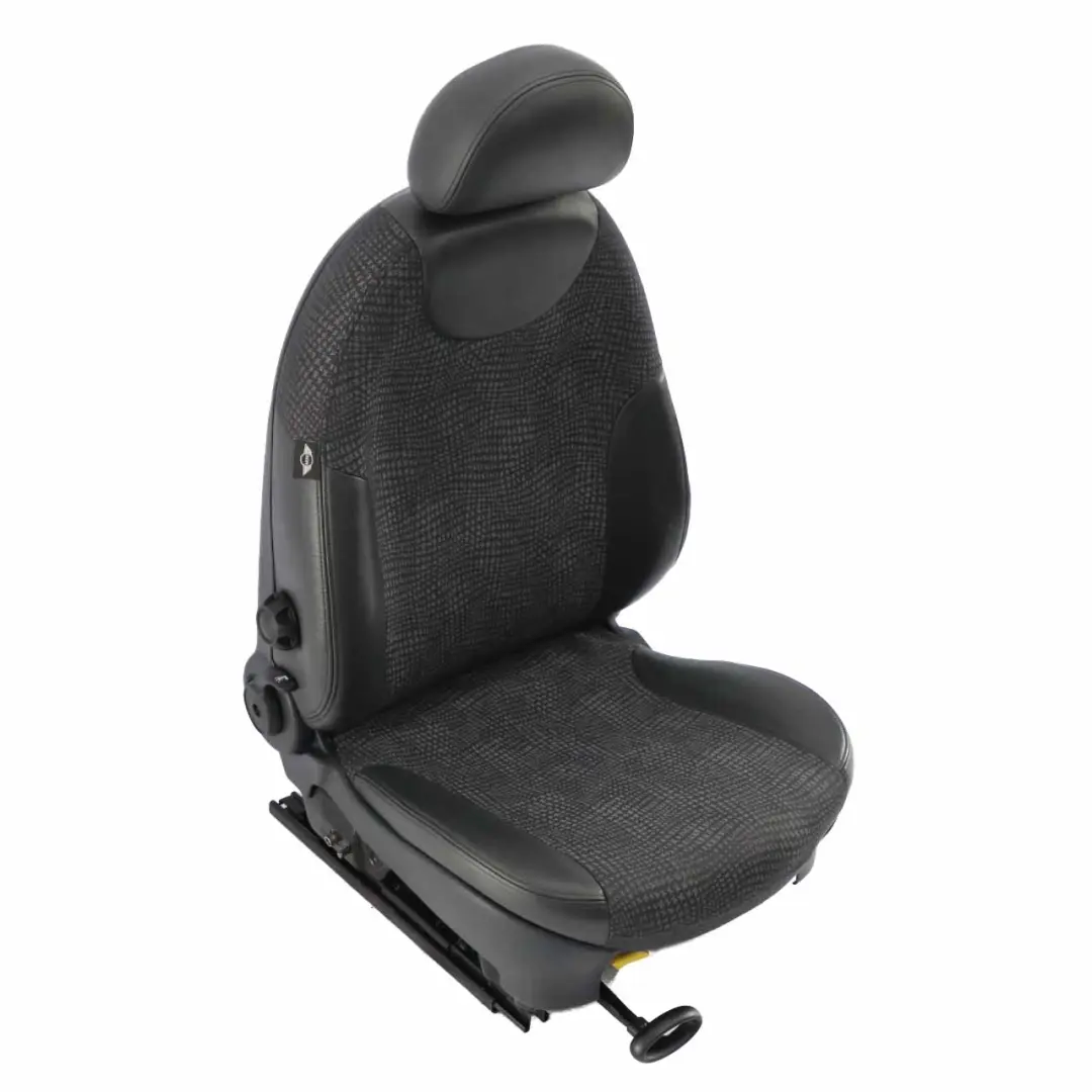 Mini R50 Asiento Delantero Izquierdo Medio Cuero Kaleido Negro