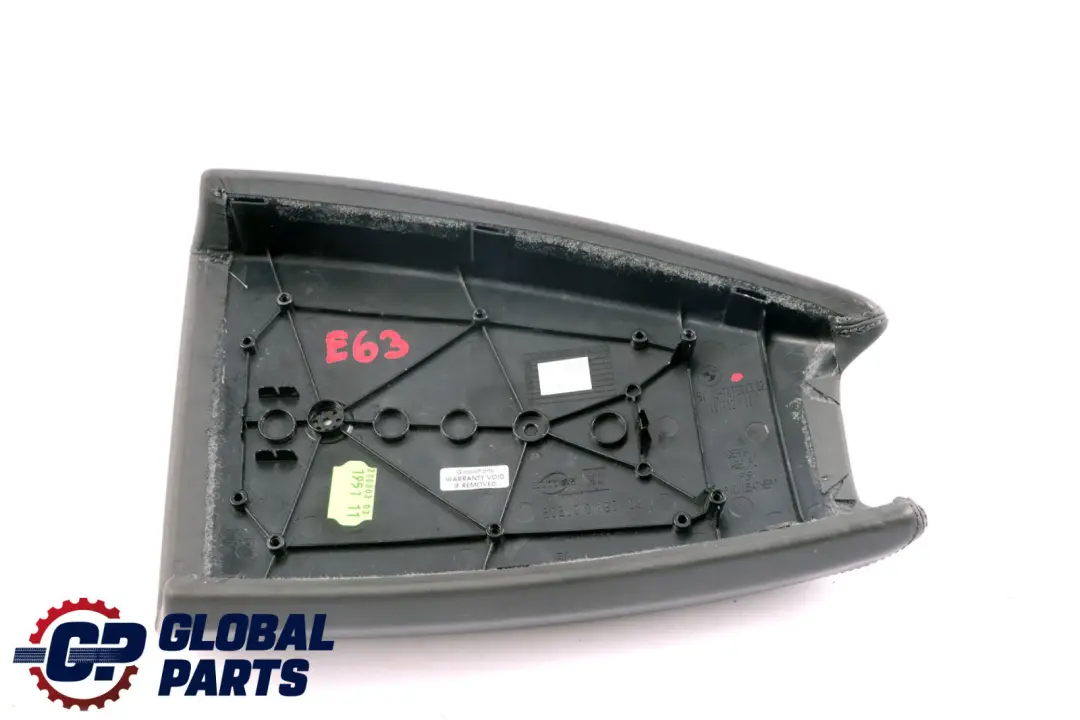 BMW 6 Series E63 E64 Centre Armrest Cover Basaltgrau 7076013