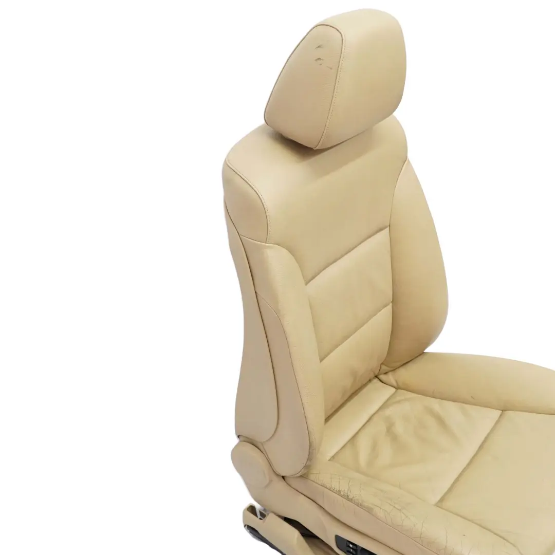 Front Seat BMW E60 E61 Beige Leather Dakota Right O/S Driver's Side Memory