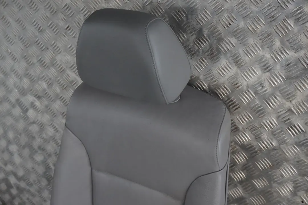 BMW 5 Series E60 E61 Heated Grey Leather Front Left N/S Seat Passenger Side