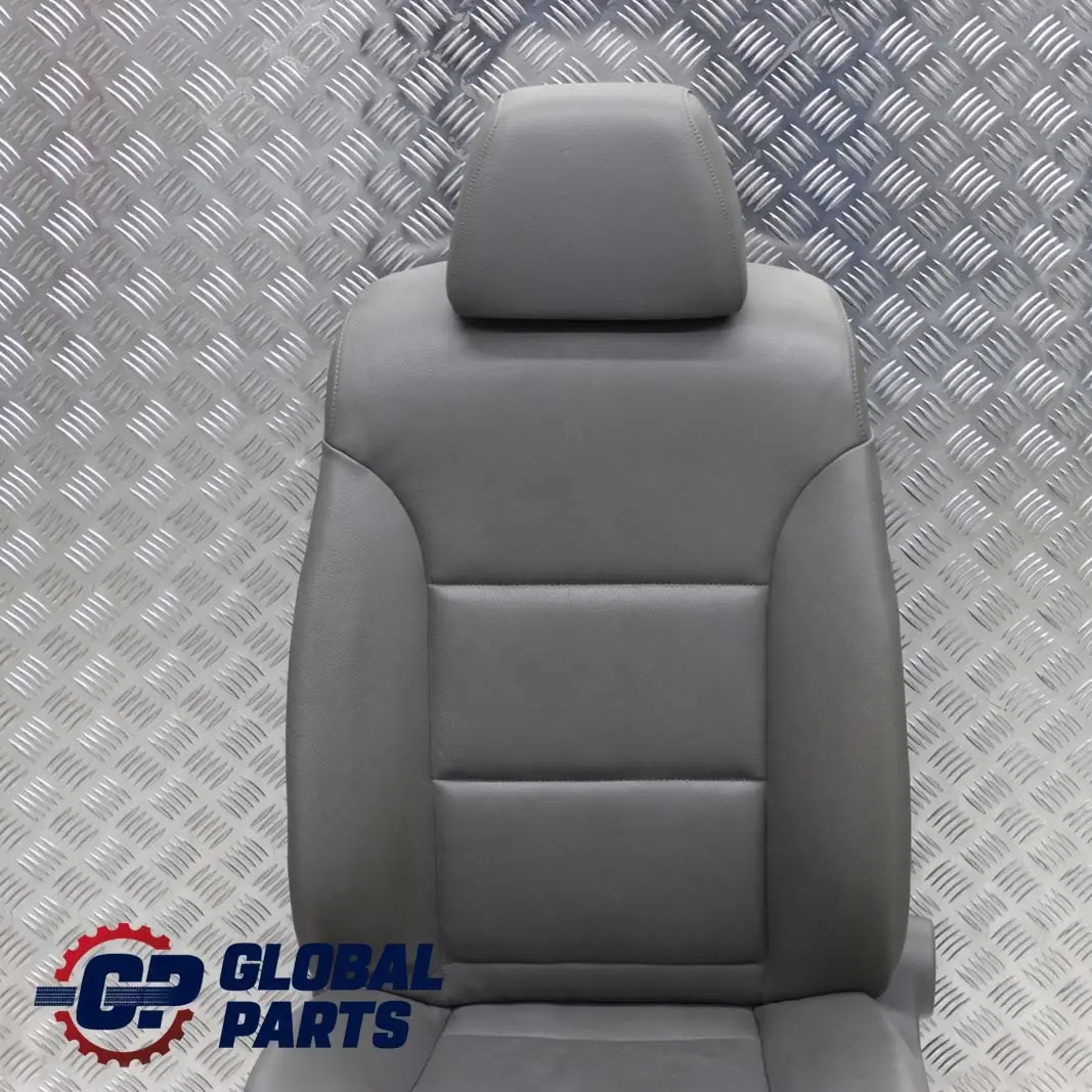 BMW 5 Series E60 E61 Grey Leather Front Left N/S Seat