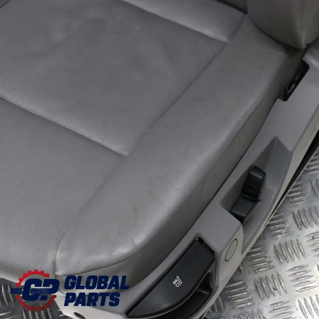 BMW 5 Series E60 E61 Grey Leather Front Left N/S Seat