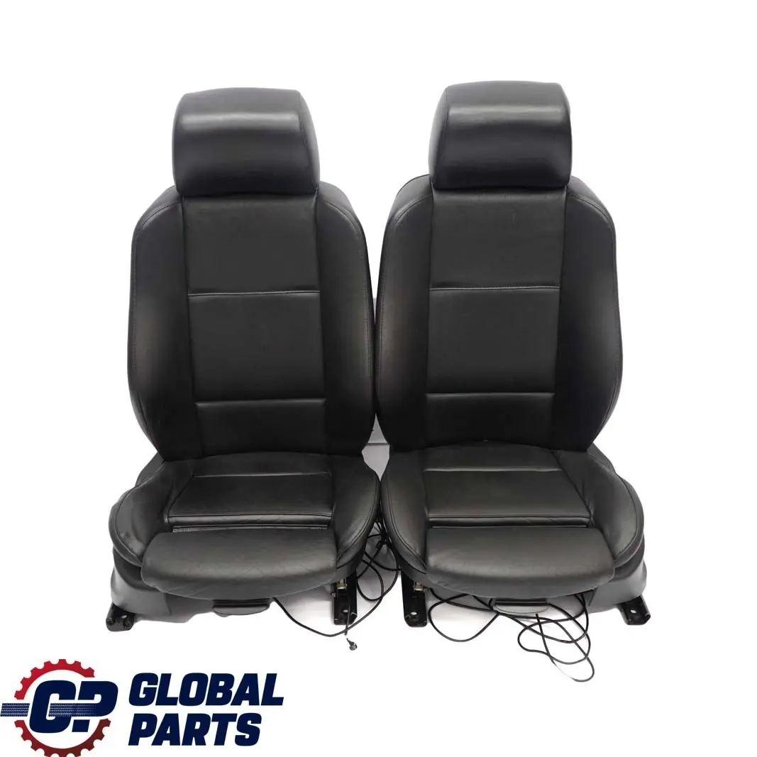 BMW X5 E53 Sport Black Leather Front Left Right Seat Seats Electric Memory