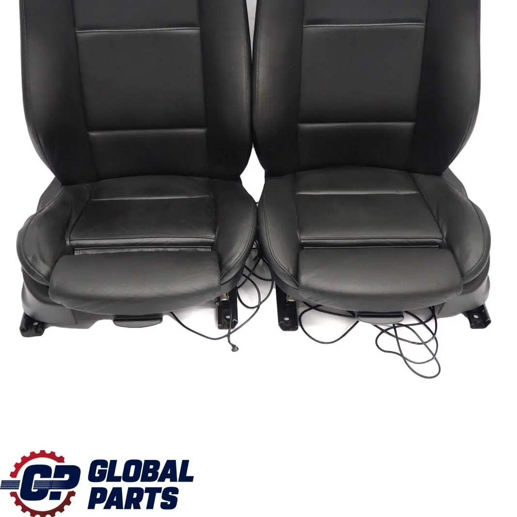 BMW X5 E53 Sport Black Leather Front Left Right Seat Seats Electric Memory