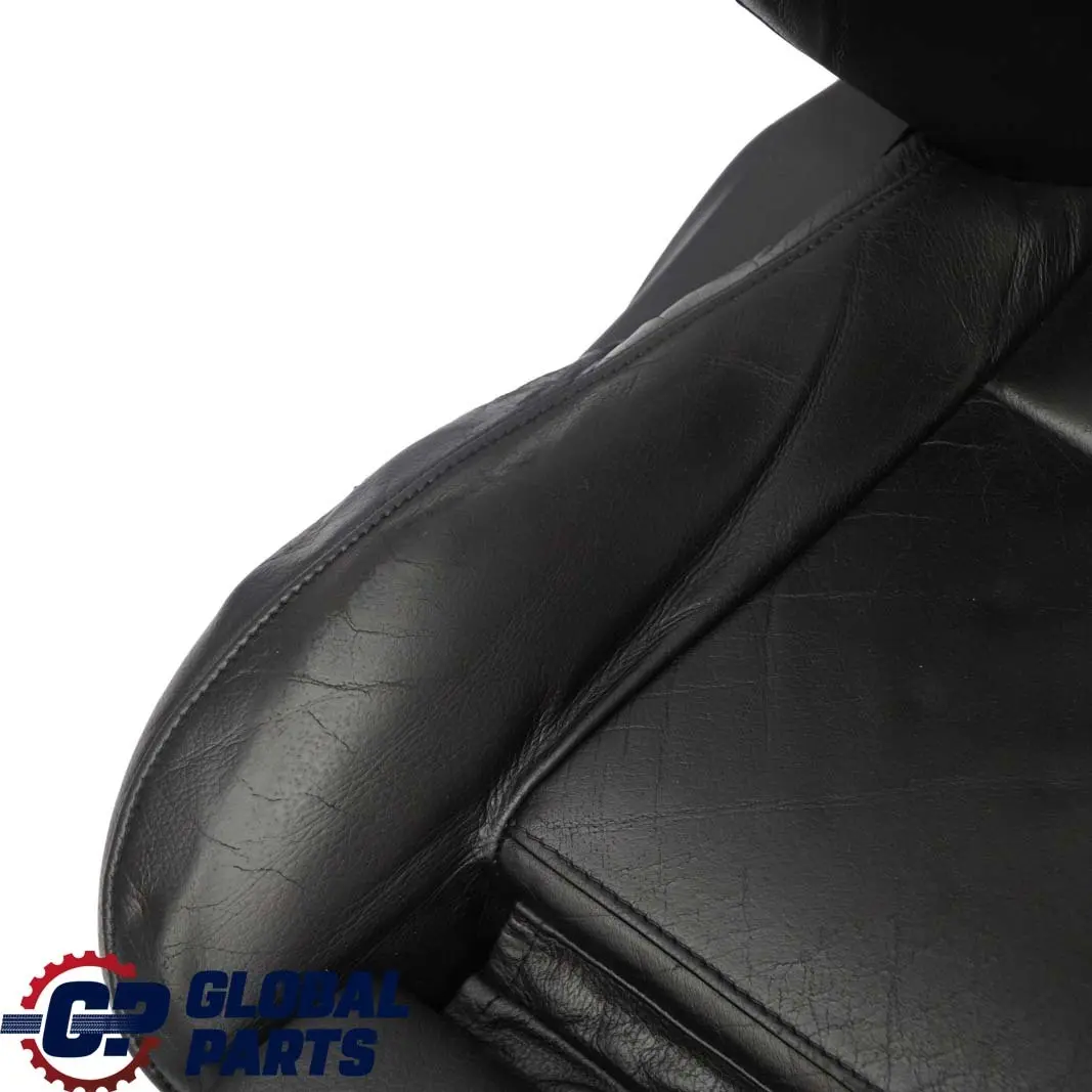 BMW X5 E53 Sport Black Leather Front Left Right Seat Seats Electric Memory