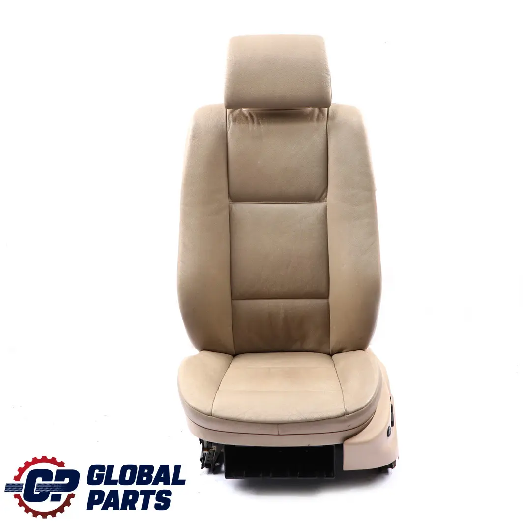 BMW X5 E53 Front Left N/S Beige Leather Seat Passenger Side Memory Comfort