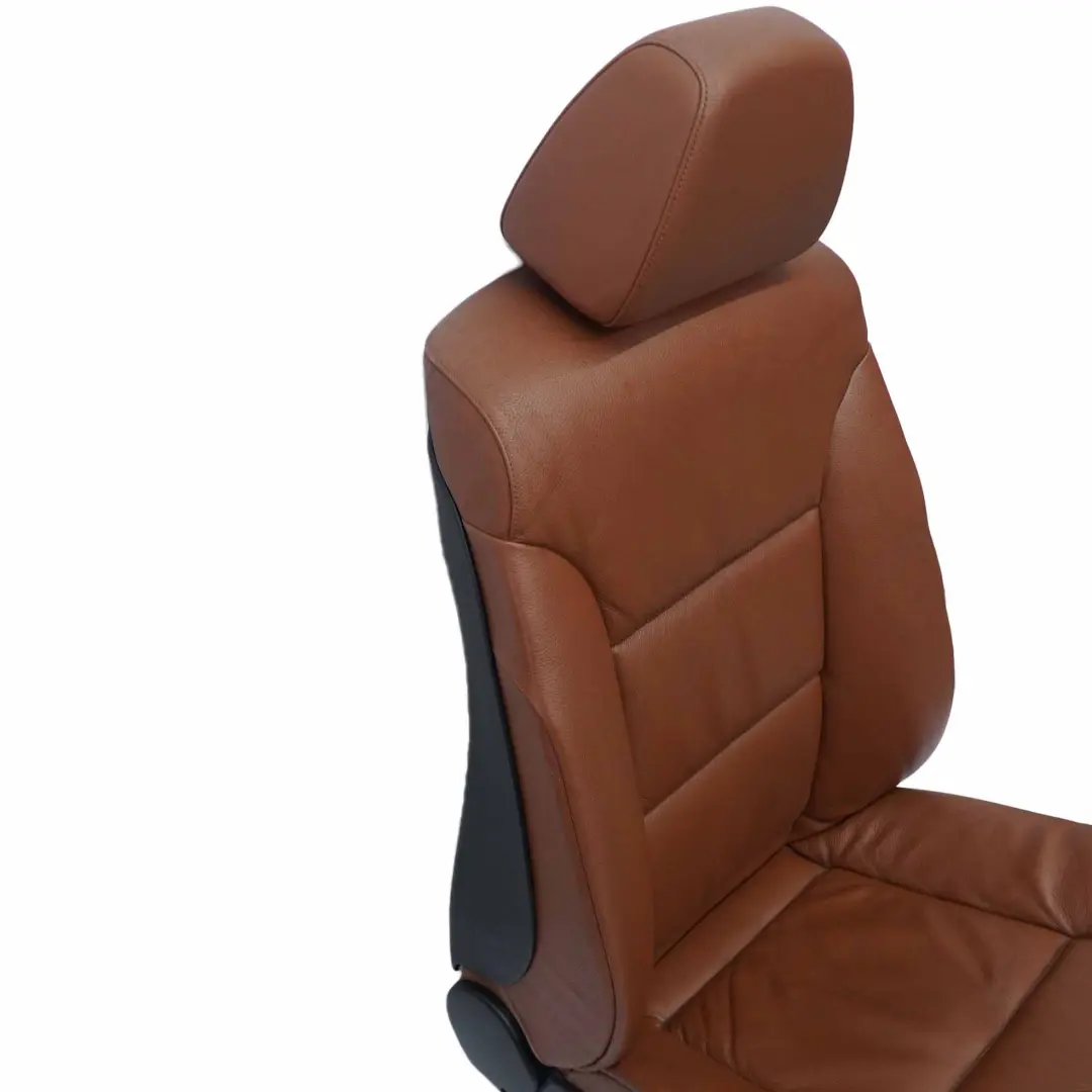 Front Seat BMW E60 E61 Leather Dakota Kastanienbraun Left N/S Memory