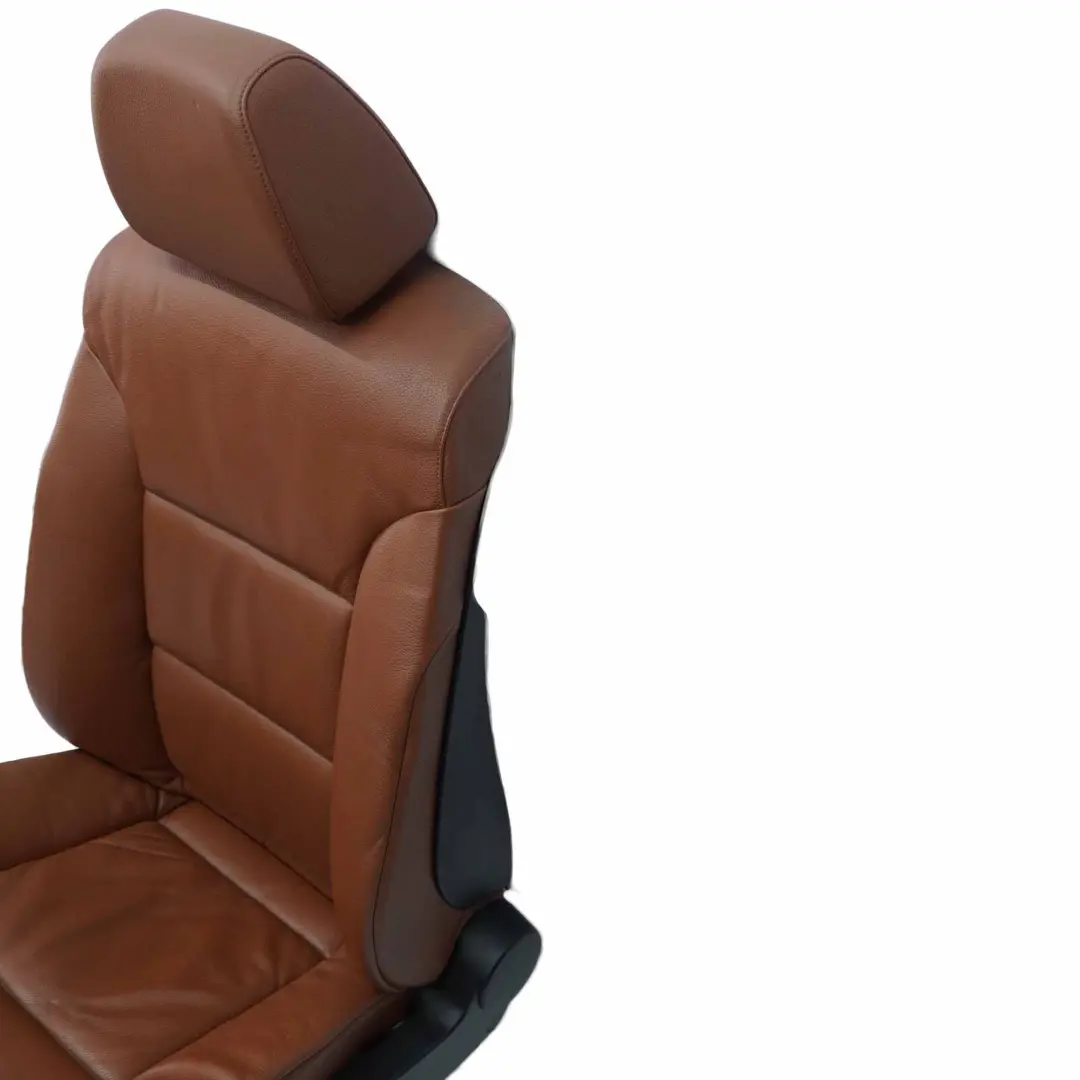 Front Seat BMW E60 E61 Leather Dakota Kastanienbraun Left N/S Memory