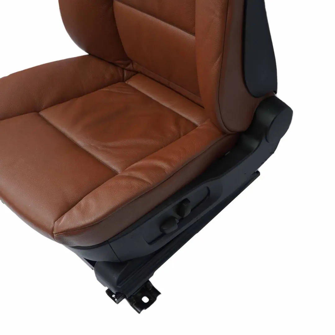 Front Seat BMW E60 E61 Leather Dakota Kastanienbraun Left N/S Memory