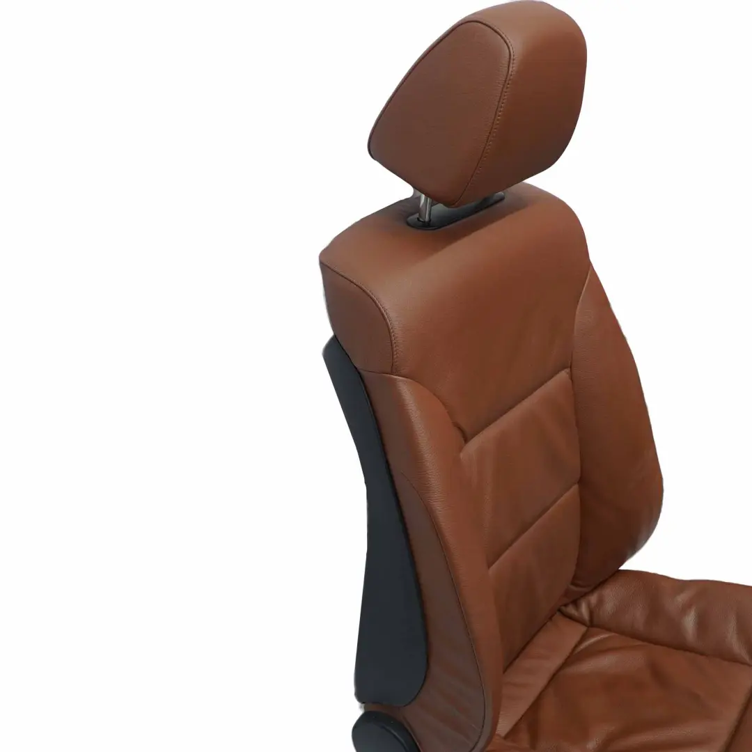 Front Seat BMW E60 E61 Leather Dakota Kastanienbraun Right O/S Memory