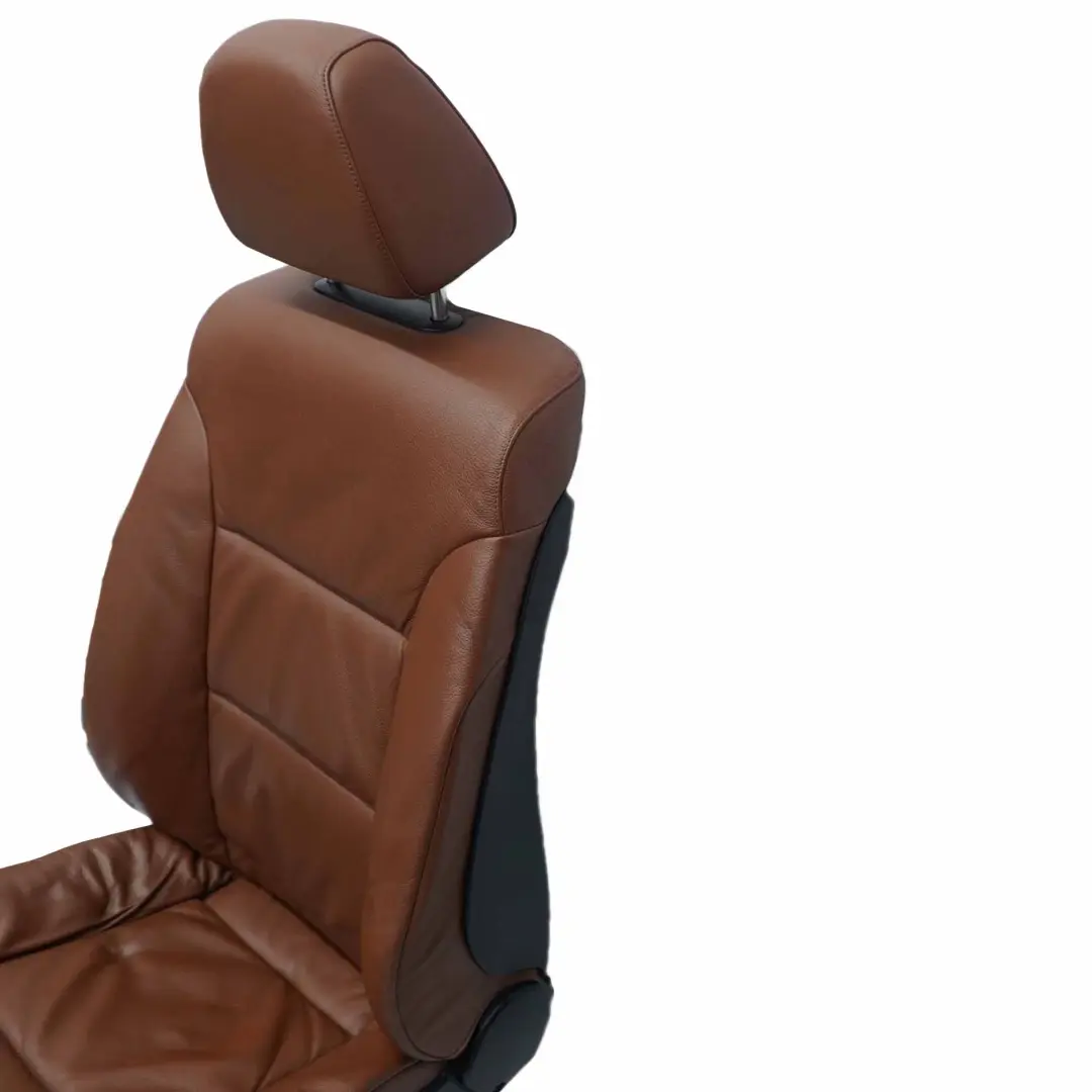 Front Seat BMW E60 E61 Leather Dakota Kastanienbraun Right O/S Memory