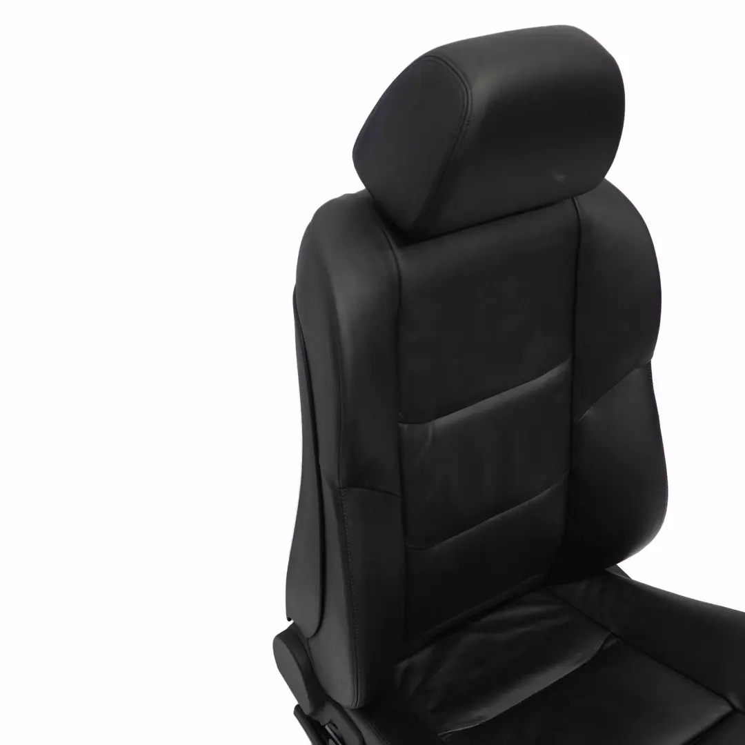 Front Seat BMW E65 Heated Sport Pearl Black Leather Left N/S Memory Lumbar