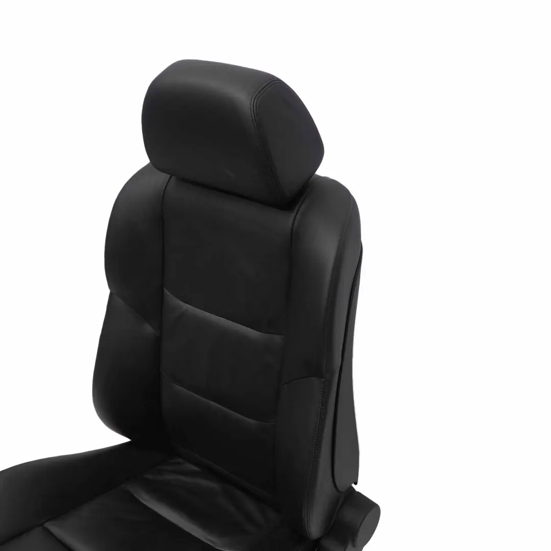 Front Seat BMW E65 Heated Sport Pearl Black Leather Left N/S Memory Lumbar