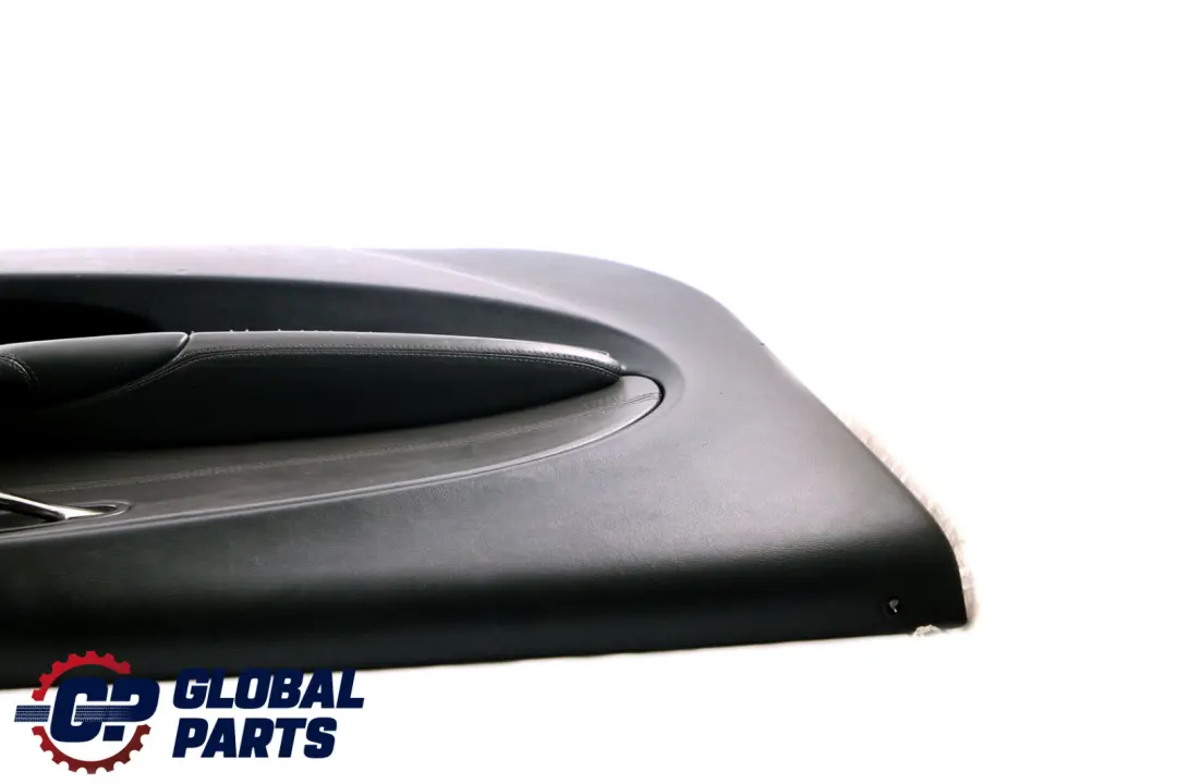 BMW 6 Series E63 E64 Front Left N/S Door Card Leather Pearl Trim Panel Black