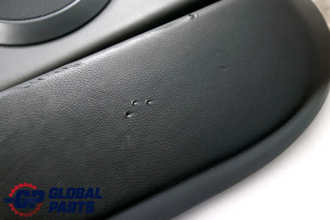 BMW 6 Series E63 E64 Front Left N/S Door Card Leather Pearl Trim Panel Black