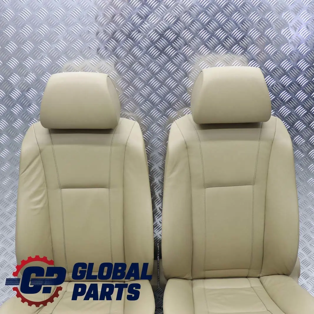 BMW E65 Beige Leather Front Left Right N/O/S Seats Seat Electric Memory