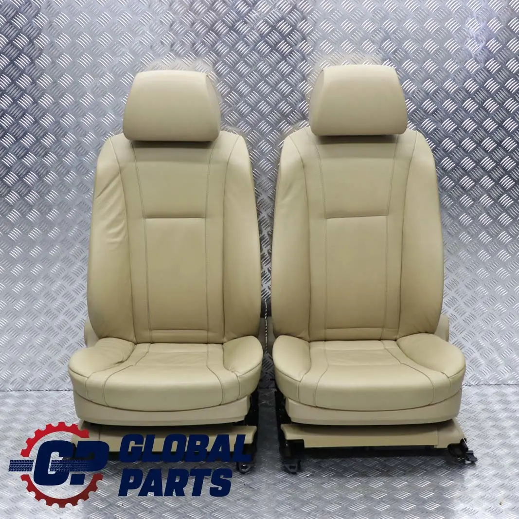 BMW E65 Beige Leather Front Left Right N/O/S Seats Seat Electric Memory