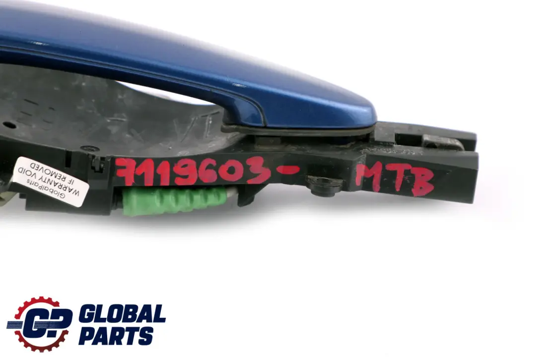 BMW 3 Series E92 E93 Complete Front Right Grab Handle O/S Montegoblau Blue