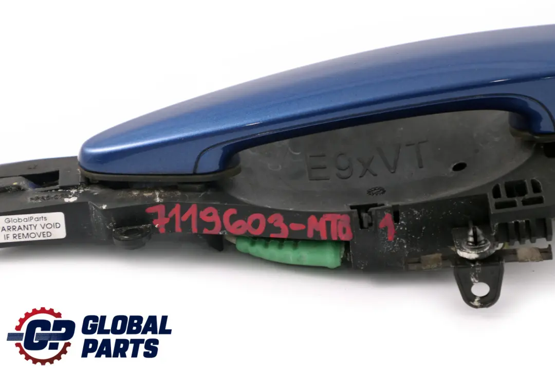 BMW 3 Series E92 E93 Complete Front Right Grab Handle O/S Montegoblau Blue