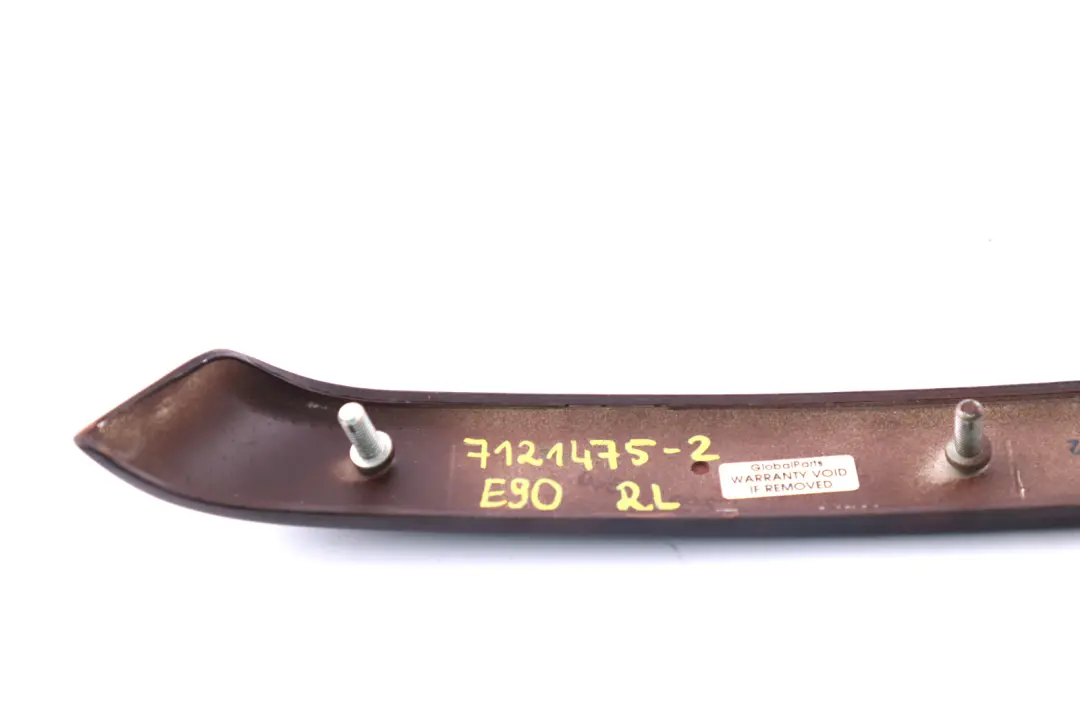 BMW 3 Series 2 E90 E91 Trim Door Rear Left N/S Strip Wood Burr Walnut 7121475