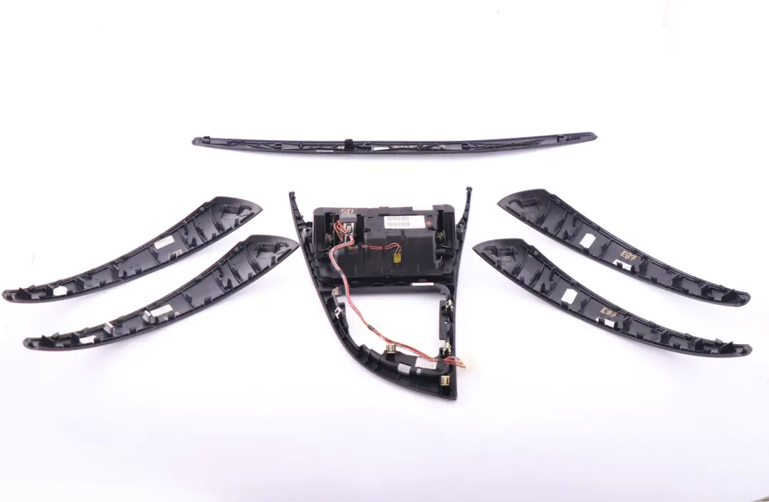 BMW E87 Cover Gomera Black Carbon Interior Trim Set Ashtray Dashboard
