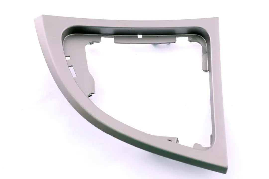 BMW 1 Series 3 E81 E87 Cover Gear Shifting Decor Titan 90 Silver 7129144