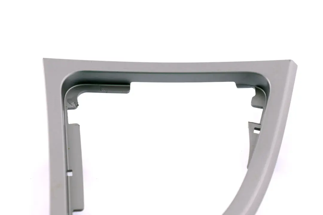 BMW 1 Series 3 E81 E87 Cover Gear Shifting Decor Titan 90 Silver 7129144