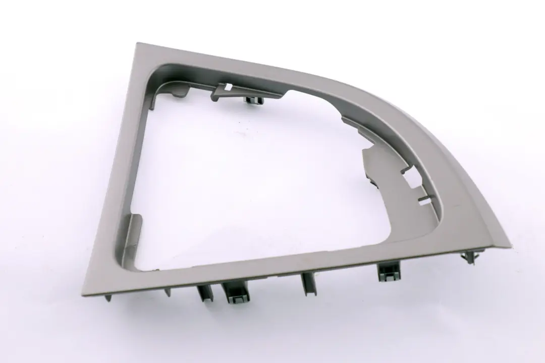 BMW 1 Series 3 E81 E87 Cover Gear Shifting Decor Titan 90 Silver 7129144